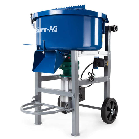 Darrahopens Tools > Industrial Tools Baumr-AG 100L Portable Cement Concrete Mixer 1500W Electric Construction Sand Gravel Mortar