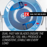 darrahopens Tools > Industrial Tools Baumr-AG 135L Cement Concrete Mixer Electric Portable Construction Sand Gravel