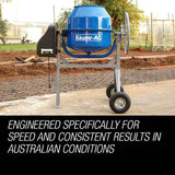 darrahopens Tools > Industrial Tools Baumr-AG 135L Cement Concrete Mixer Electric Portable Construction Sand Gravel