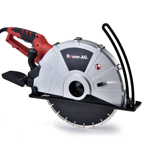 Darrahopens Tools > Industrial Tools BAUMR-AG 2400W Electric Concrete Saw 355mm Demolition Cutter Wet Dry Demo Tool Circular Cutting