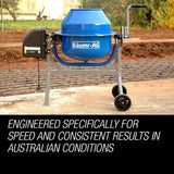 darrahopens Tools > Industrial Tools Baumr-AG 70L Portable Cement Concrete Mixer Electric Construction Sand Gravel