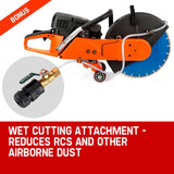 darrahopens Tools > Industrial Tools Baumr-AG 75cc Concrete Cut Off Demolition Saw Wet Demo Road Cutter Brick