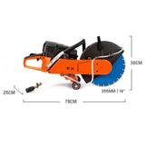 darrahopens Tools > Industrial Tools Baumr-AG 75cc Concrete Cut Off Demolition Saw Wet Demo Road Cutter Brick