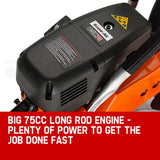 darrahopens Tools > Industrial Tools Baumr-AG 75cc Concrete Cut Off Demolition Saw Wet Demo Road Cutter Brick
