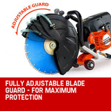 darrahopens Tools > Industrial Tools Baumr-AG 75cc Concrete Cut Off Demolition Saw Wet Demo Road Cutter Brick