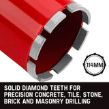 darrahopens Tools > Industrial Tools Baumr-AG Diamond Core Drill Bit 114mm Concrete Wet Dry Tile Stone Brick Marble 1-1/4 UNC