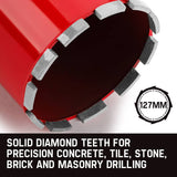 darrahopens Tools > Industrial Tools Baumr-AG Diamond Core Drill Bit 127mm Concrete Wet Dry Tile Stone Brick Marble 1-1/4 UNC