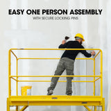 Darrahopens Tools > Industrial Tools Baumr-AG Safety Guard Rail for Adjustable Mobile Scaffold