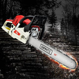 darrahopens Tools > Industrial Tools Giantz 62CC Chainsaw Commercial Petrol 20" Bar E-Start 20 Bar Pruning Chain Saw