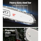 darrahopens Tools > Industrial Tools Giantz 65CC Pole Chainsaw Petrol Chain Saw Brush Cutter Brushcutter Tree