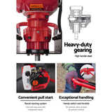 darrahopens Tools > Industrial Tools Giantz 80CC Petrol Post Hole Digger Drill Borer Fence Extension Auger Bits