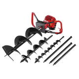 darrahopens Tools > Industrial Tools Giantz 80CC Petrol Post Hole Digger Drill Borer Fence Extension Auger Bits