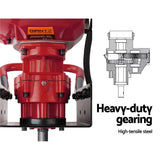 darrahopens Tools > Industrial Tools Giantz 80CC Petrol Post Hole Digger Drill Borer Fence Extension Auger Bits