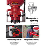 darrahopens Tools > Industrial Tools Giantz 80CC Petrol Post Hole Digger Drill Borer Fence Extension Auger Bits