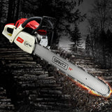 darrahopens Tools > Industrial Tools Giantz 88cc Commercial Petrol Chainsaw E-Start 24 Bar Pruning Chain Saw