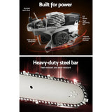 darrahopens Tools > Industrial Tools Giantz 88cc Commercial Petrol Chainsaw E-Start 24 Bar Pruning Chain Saw