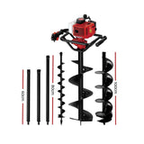 darrahopens Tools > Industrial Tools Giantz 92CC Petrol Post Hole Digger Drill Borer Fence Extension Auger Bits