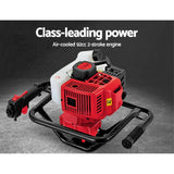 darrahopens Tools > Industrial Tools Giantz 92CC Petrol Post Hole Digger Drill Borer Fence Extension Auger Bits