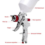 Darrahopens Tools > Industrial Tools Spray Gun Kit HVLP Gravity Feed Air Paint Sprayer 3 Nozzles 1.4mm 1.7mm 2mm