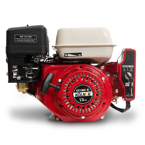 Darrahopens Tools Kolner 13hp 25.4mm Horizontal Key Shaft Q Type Petrol Engine Electric Start