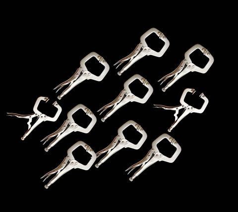 darrahopens Tools > Other Tools 10pc Heavy Duty Steel C-Clamps 6" Mig Welding Locking Plier Vice Grip