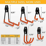 darrahopens Tools > Other Tools 12-Pack Wall Mount Garage Hooks Tool Storage Workshop Organiser Heavy Duty Steel