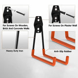 darrahopens Tools > Other Tools 12-Pack Wall Mount Garage Hooks Tool Storage Workshop Organiser Heavy Duty Steel