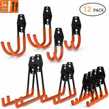 darrahopens Tools > Other Tools 12-Pack Wall Mount Garage Hooks Tool Storage Workshop Organiser Heavy Duty Steel