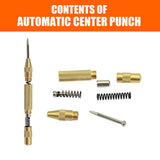 Darrahopens Tools > Other Tools 125mm/5" Automatic Centre Punch Adjustable Spring Loaded Metal Drill Tool Glod