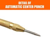 Darrahopens Tools > Other Tools 125mm/5" Automatic Centre Punch Adjustable Spring Loaded Metal Drill Tool Glod