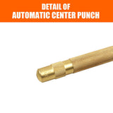 Darrahopens Tools > Other Tools 125mm/5" Automatic Centre Punch Adjustable Spring Loaded Metal Drill Tool Glod