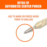 Darrahopens Tools > Other Tools 125mm/5" Automatic Centre Punch Adjustable Spring Loaded Metal Drill Tool Glod