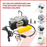 darrahopens Tools > Other Tools 12V Car Air Compressor 4x4 Tyre Deflator 4wd Inflator Portable 85L/min