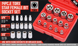 Darrahopens Tools > Other Tools 14Pc E Torx Socket Set Female Start Bit External Hex Torque E4-E24 With Case