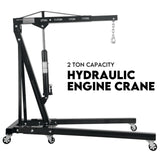Darrahopens Tools > Other Tools 2 Ton Hydraulic Engine Crane Folding Hoist Stand Mobile Garage Workshop