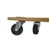 darrahopens Tools > Other Tools 200kg Heavy Duty Hand Dolly Furniture Wooden Trolley Cart Moving Platform Mover