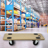 darrahopens Tools > Other Tools 200kg Heavy Duty Hand Dolly Furniture Wooden Trolley Cart Moving Platform Mover