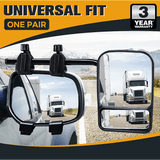 darrahopens Tools > Other Tools 2x Towing Mirrors Pair Clip on Multi Fit Clamp On Towing Caravan 4X4 Trailer