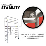 Darrahopens Tools > Other Tools 3.0M Aluminium Scaffold Mobile Tower Single Width Platform Height AU Standard