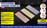 Darrahopens Tools > Other Tools 3Pc Diamond Sharpening Stone Whetstone Sharpener Set Scissors Knife With 3 Grits