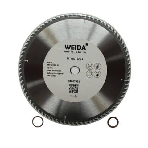 Darrahopens Tools > Other Tools 3x 350mm 80T Wood Circular Saw Blade Cutting Disc 14” TCT 25.4/22.3mm Kerf3.5