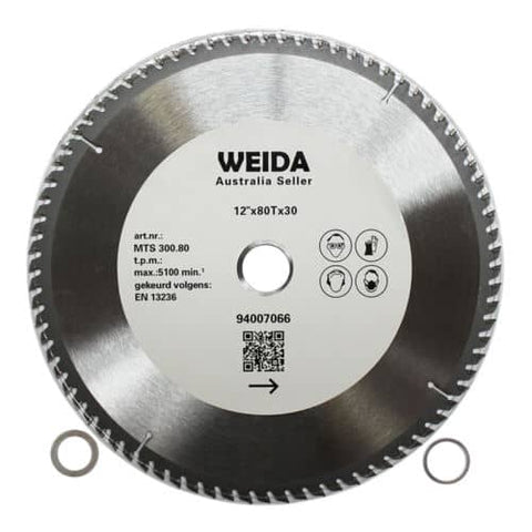 Darrahopens Tools > Other Tools 3x300mm 80T Wood Circular Saw Blade Cutting Disc 12" Bore 30/25.4/22.23 mm K 3.2