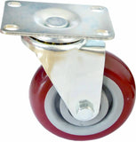 darrahopens Tools > Other Tools 4 x 4" Heavy Duty PU Swivel Castor Wheels With Brake