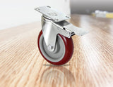 darrahopens Tools > Other Tools 4 X 5" Heavy Duty 400kg Swivel Castor Wheels Trolley Furniture Caster All Brake