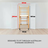 Darrahopens Tools > Other Tools 450kg Mobile Scaffold Ladder Scaffolding Platform Portable Ladder Work Safety
