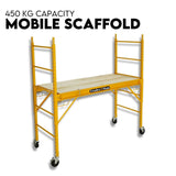 Darrahopens Tools > Other Tools 450kg Mobile Scaffold Ladder Scaffolding Platform Portable Ladder Work Safety