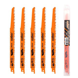 Darrahopens Tools > Other Tools 5Pc 9" / 240mm Reciprocating Saw Blades 5TPI Wood Timber Pruning Tool W/T Case