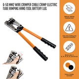 darrahopens Tools > Other Tools 6-50 mm2 Wire Crimper Cable Crimp Electric Tube Crimping Hand Tool Battery Lug