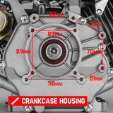 Darrahopens Tools > Other Tools Baumr-AG 13HP Petrol Stationary Engine OHV 4 Stroke Horizontal Shaft Electric Start Motor