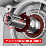 darrahopens Tools > Other Tools Baumr-AG 16HP Petrol Engine OHV Stationary Motor 4-Stroke Horizontal Shaft Replacement